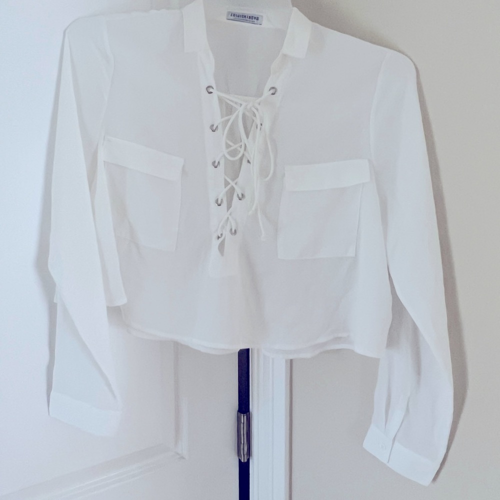NWOT Fashion Nova Crop Top size L